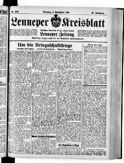 Lenneper Kreisblatt. 1830-1941