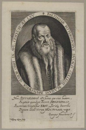 Bildnis des Balthasar Rittershvsivs
