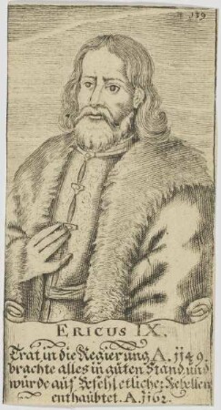 Bildnis des Ericus IX.