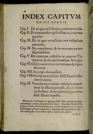 Index Capitum Huius Operis.