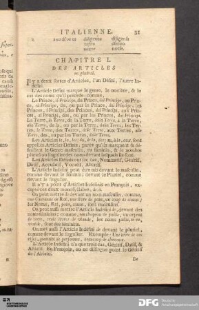 Chapitre I. Des Articles