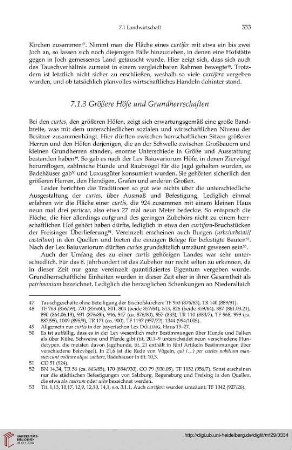 7.1.3 Größere Höfe und Grundherrschaften