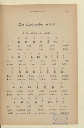 Die lateinische Schrift