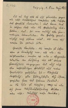 Brief an Louis Spohr : 08.03.1835