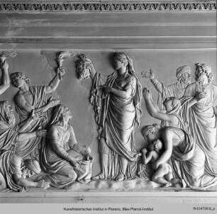Stuckfries : Triumphzug der Judith