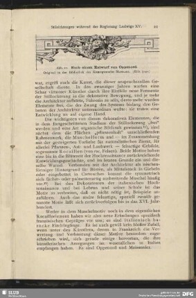 Nach einem Entwurf von Oppenord (Ornament)
