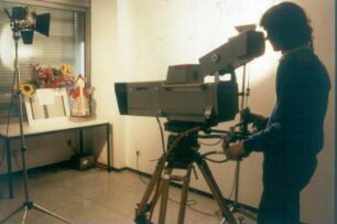 Berlin. Heinrich-Hertz-Institut. Auflösungstest bei einer HDTV-Kamera aus deutscher Entwicklung