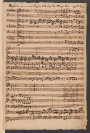 Gott soll allein mein Herze haben. Auszüge; A, orch, org; BWV 169; BC A 143