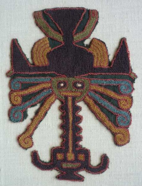 Embroidered figure