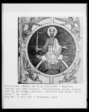Seitenstück eines Altars: Der Apostel Paulus mit dem Schwert