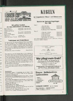 Kegeln