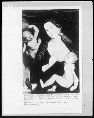 Madonna mit den Papageien