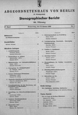Nr. 1 (66), 13. Januar 1966