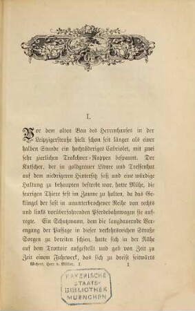 Herr von Müller : Roman von Ernst Wichert, 1