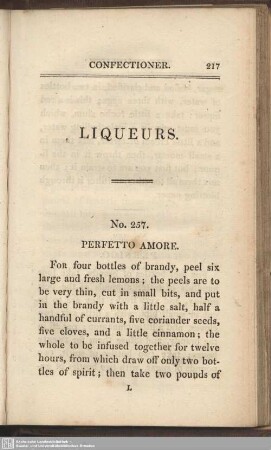 Liqueurs