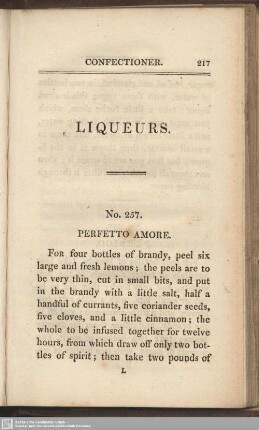 Liqueurs