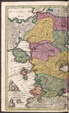 Accurata Utopiae Tabula : Das ist Der Neu-entdeckten Schalck-Welt oder des so offt benannten, und doch nie erkannten Schlaraffenlandes Neu-erfundene lächerliche Land-Tabell Worinnen all und jede Laster in besondere Königreich, Provintzien und Herrschafften abgetheilet Beyneben auch die nächst angräntzende Länder der Frommen, des Zeitlichen Auff- u. Unterg. auch ewigen Verderbens Regionen