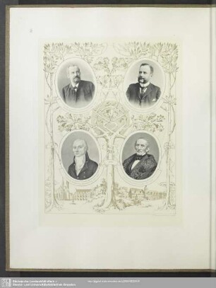 Julius Bernhard Hirschfeld 1868-1897; Johannes Bernhard Hirschfeld 1897; Joachim Bernhard Hirschfeld 1800-1817; Carl Ludwig Hirschfeld 1817-1868