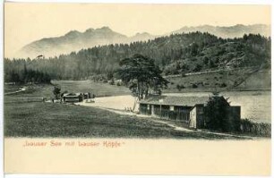 Ötztal. Lauser See mit Lauser Köpfe
