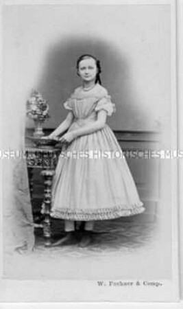 Bild eines jungen Mädchens, Carte de Visite