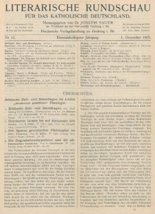 441-446 Biblische Zeit- und Streitfragen im Lichte "moderner positiver" Theologie