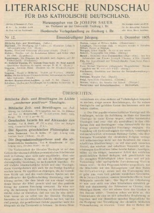 441-446 Biblische Zeit- und Streitfragen im Lichte "moderner positiver" Theologie