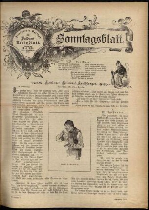 Ausgabe vom Sonntag, den 15. Februar 1903.