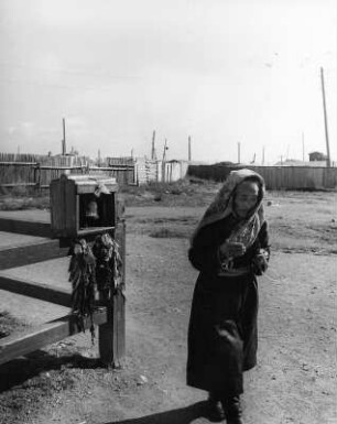 Mongolische Volksrepublik 1979. Buddhistische Gläubige am Gandang Kloster in Ulan-Bator