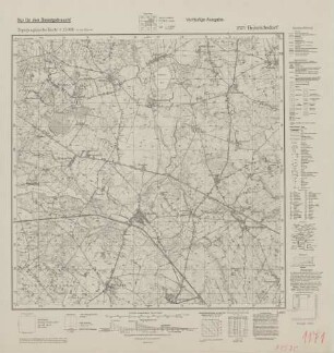 2575 Heinrichsdorf, Topographische Karte 1:25000 (4cm - Karte)