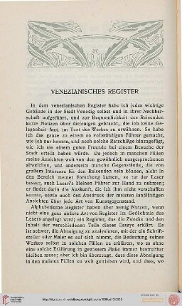 Venezianisches Register