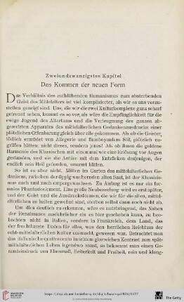 Zweiundzwanzigstes Kapitel