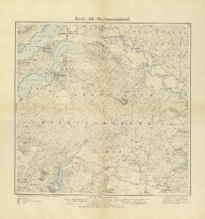 Karte: Sect. Alt-Hartmannsdorf