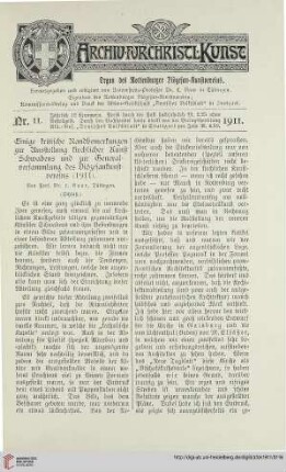 29: Einige kritische Randbemerkungen zur Ausstellung kirchlicher Kunst Schwabens und zur Generalversammlung des Diözesankunstvereins (1911), [2]