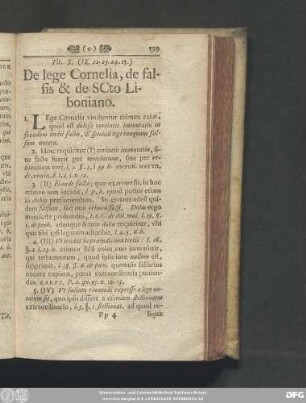 Tit. X. (IX. 22. 23. 24. 25.) De lege Cornelia, de falsis & de Scto Liboniano.