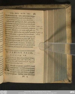 De Crmine Falsi, Titulus. IX.