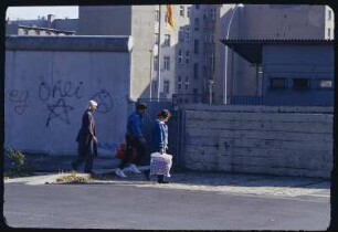 Berlin. Grenzübergang Chausseestraße, von Westberlin nach Ostberlin