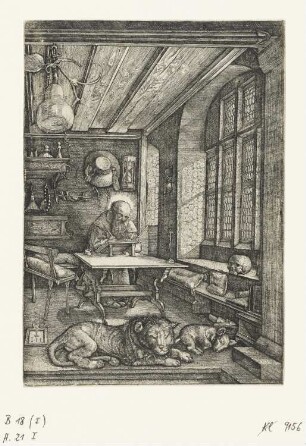 Heiliger Hieronymus im Gehäuse
