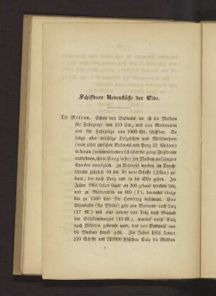 Schiffbare Nebenflüsse der Elbe