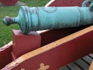 Festung Akershus, Detail einer historischen Kanone