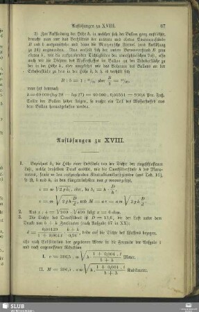 Auflösungen zu XVIII.