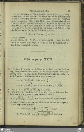 Auflösungen zu XVIII.