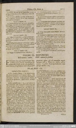 Psalmi CL. Dispositio. Instrumenta laudis. Deo universa psallite