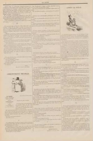 Correspondance théatrale; Après la pièce