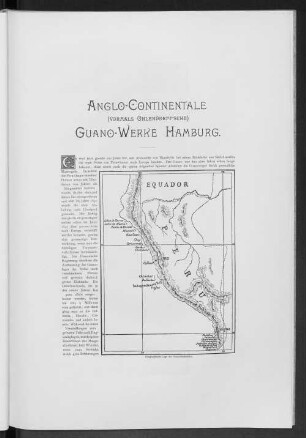 Anglo-Continentale (vormals Ohlendorff'sche) Guano-Werke Hamburg.