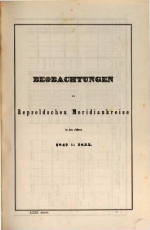 Astronomische Beobachtungen auf der Universitäts-Sternwarte zu Königsberg, 32. 1859