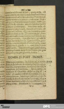 Domin. IV. Post Trinit.