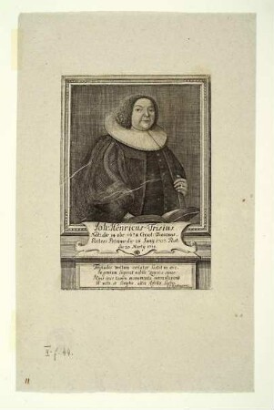 Hans Heinrich Fries (Joh. Henricus Frisius)