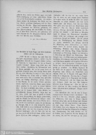 VII. Zur Geschichte der Stadt Pegau und ihres kirchlichen Lebens seit der Reformation