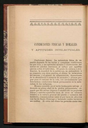 Condiciones físicas y morales y aptitudes intelectuales.