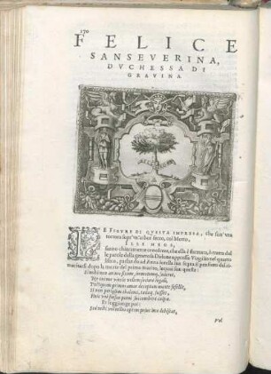 Felice Sanseverina, Dvchessa Di Gravina.